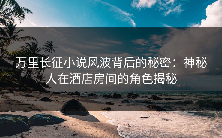万里长征小说风波背后的秘密：神秘人在酒店房间的角色揭秘